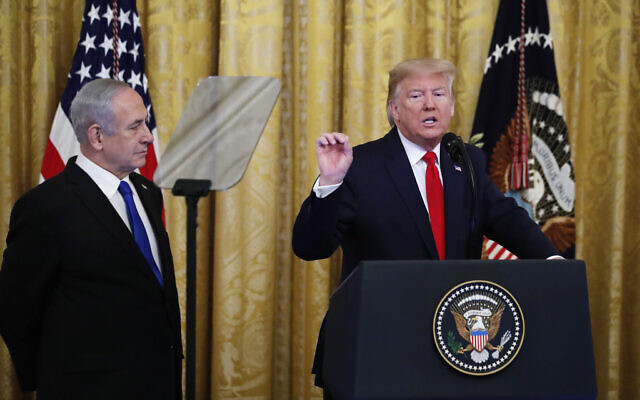Donald Trump, Benjamin Netanyahu